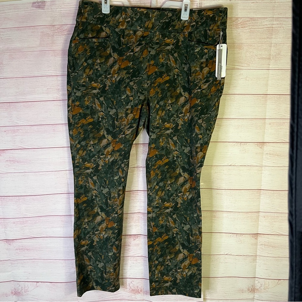 Soft Surroundings NWT Straight Leg Full Length Superla Stretch Pants‎ Size 1X